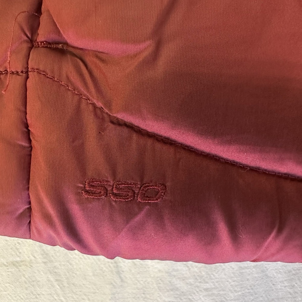 The North Face Puffer Vest Womens Small Red Goose Down 550 Quilted Aconcagua‎ - Picture 4 of 9